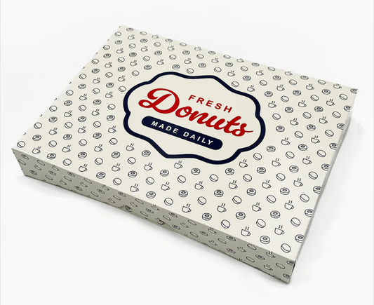 [ 6695 ] One Dozen Flat Made Daily Box 125ct