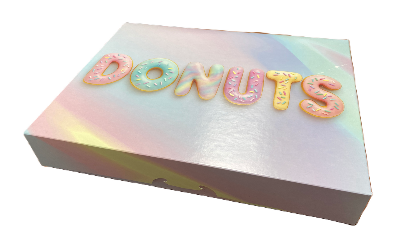 [ 6699 ] One Dozen Flat Rainbow Box 125ct