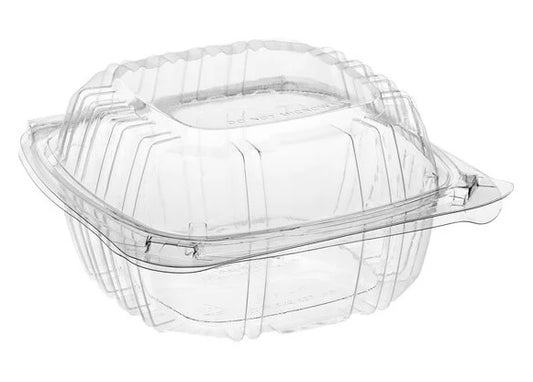 6" Clear Hinged Container 500cts