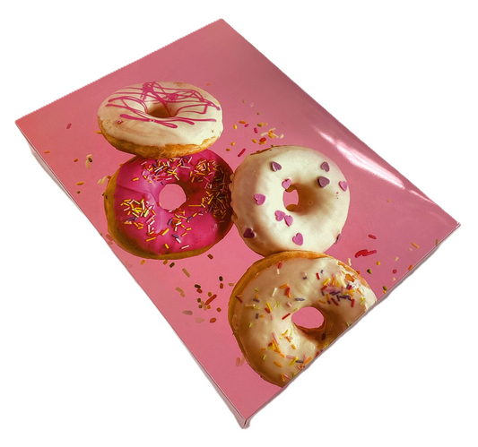 [ 6803 ] 1 Dozen Flat [ Pink Vibes ] 125ct