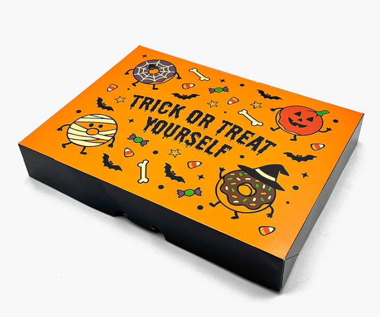 [6675] One Dozen Flat Halloween Box 125ct