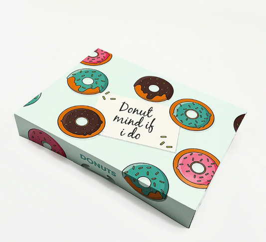 [6659] One Dozen Flat Donut Mind Box 125ct