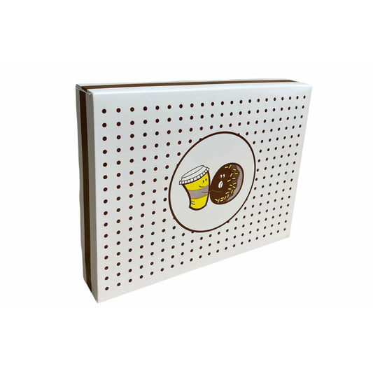 [5005P] Polka Dot 1 Dozen Flat Printed Box 125ct