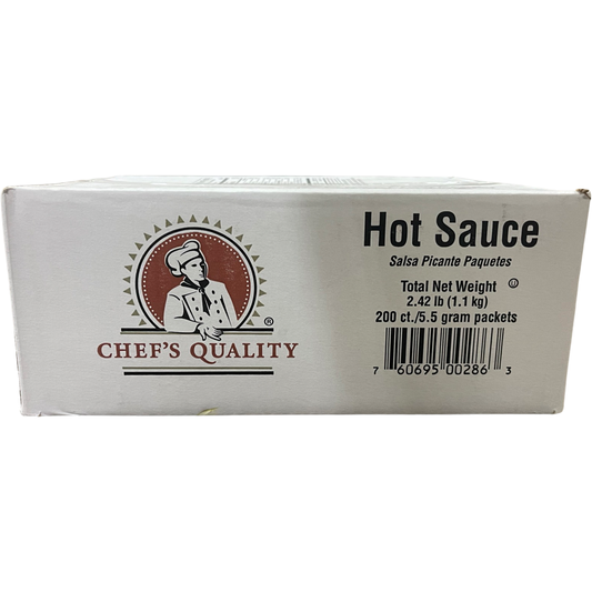 Chef's Quality Hot Sauce 200 X 5.5gram