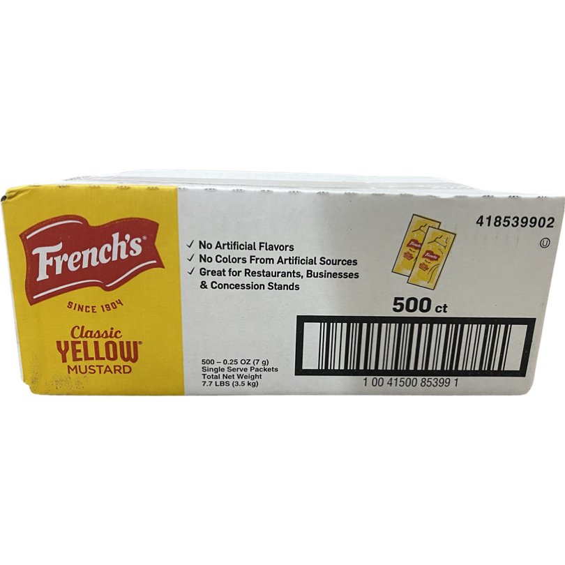 French's Classic Yellow Mustard 500 X 7gram